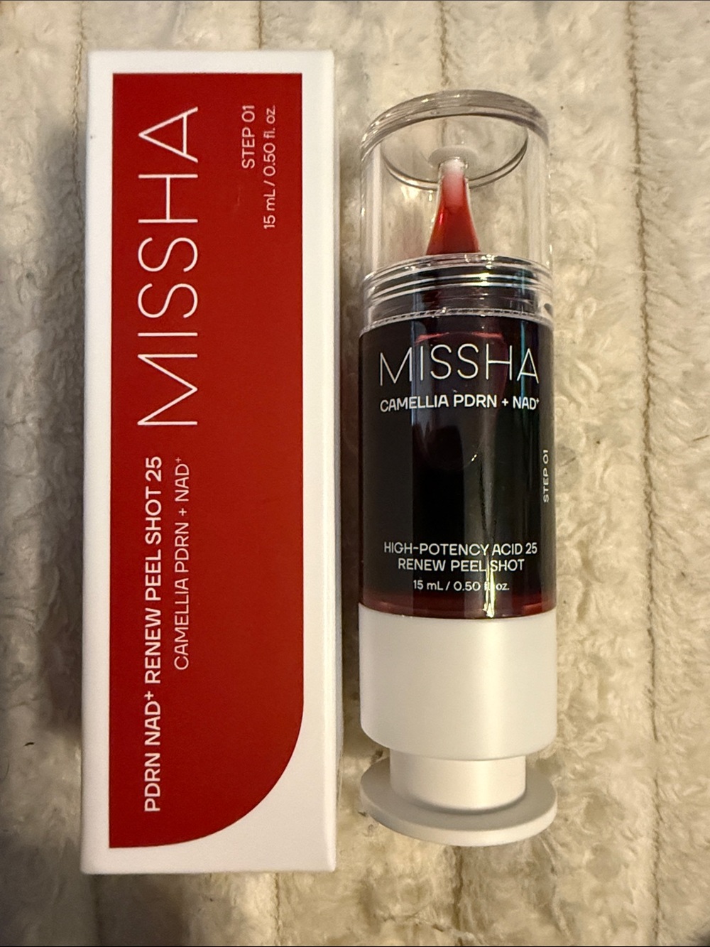 Missha High-Potency Acid 25 Renew Peel Shot — Red